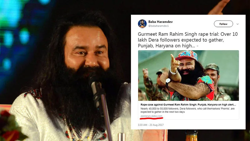 Twitter goes crazy with memes after Gurmeet Ram Rahim Singh's sentencing -  Social Ketchup