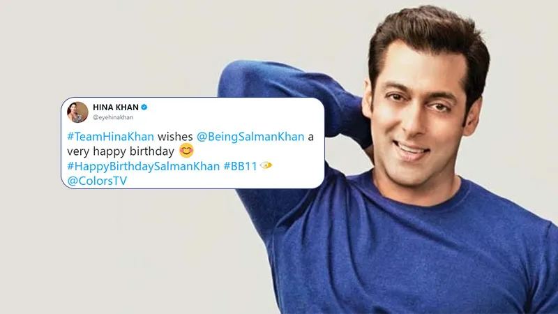celebrities wishing Salman Khan