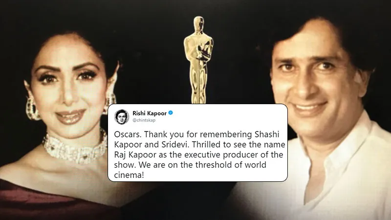 tribute to Sridevi and Shashi Kapoor
