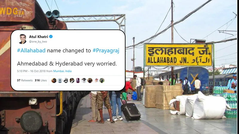 Allahabad Prayagraj tweets