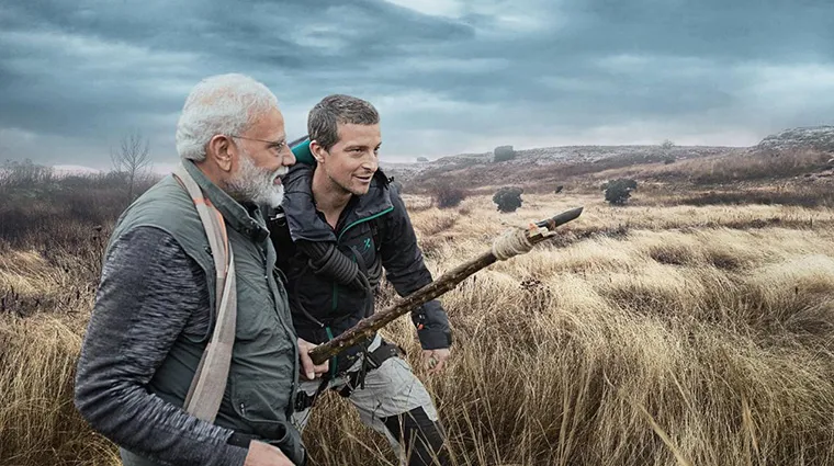 Bear Grylls and PM Narendra Modi