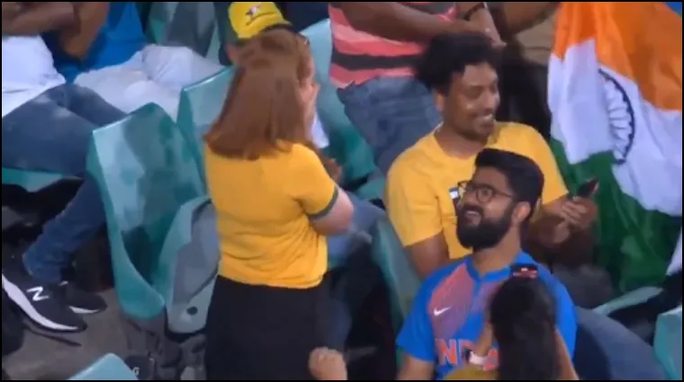 proposal during Ind-Aus match